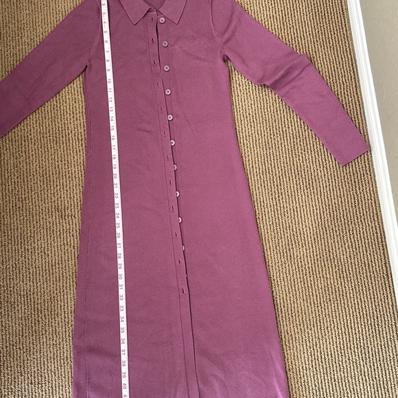 J.Crew Ribbed Button-front Dress - Picture 5 of 9